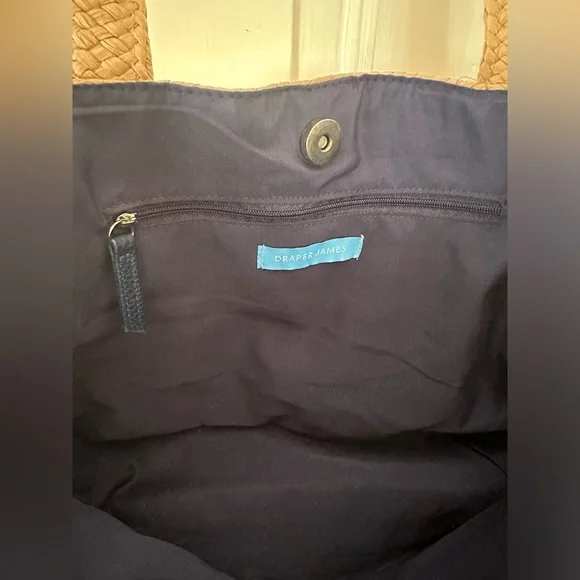 Draper James Straw Bag with Magnolia Scarf - Picture 3 of 3